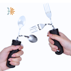 Weighted Angled Cutlery Set 4pc | Tremor Aid | NDIS AT