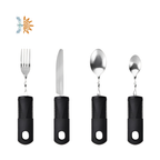 Independent Mealtimes Kit - Weighted Cutlery, Angled Spoons & Spout Cup | NDIS Adaptive Mealtime AT