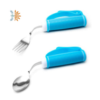 Flexible Cutlery Set 2pc | Adjustable Angle | NDIS Daily Living Aid