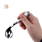 Angled Weighted Spoons 2pc | Tremor Aid | NDIS Kitchen AT