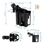 Clip-On Cup & Phone Holder | Wheelchair Accessory | NDIS AT
