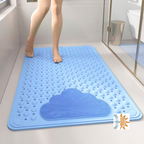 Non-Slip Bath Mat Blue | Bathroom Safety | NDIS AT