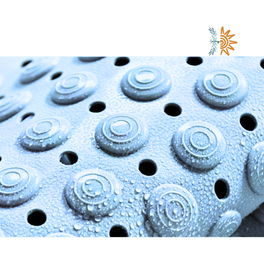 Non-Slip Bath Mat Blue | Bathroom Safety | NDIS AT