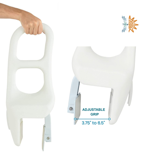 Bathtub Hand Rail | Clamp Fit | NDIS Bathroom Safety AT