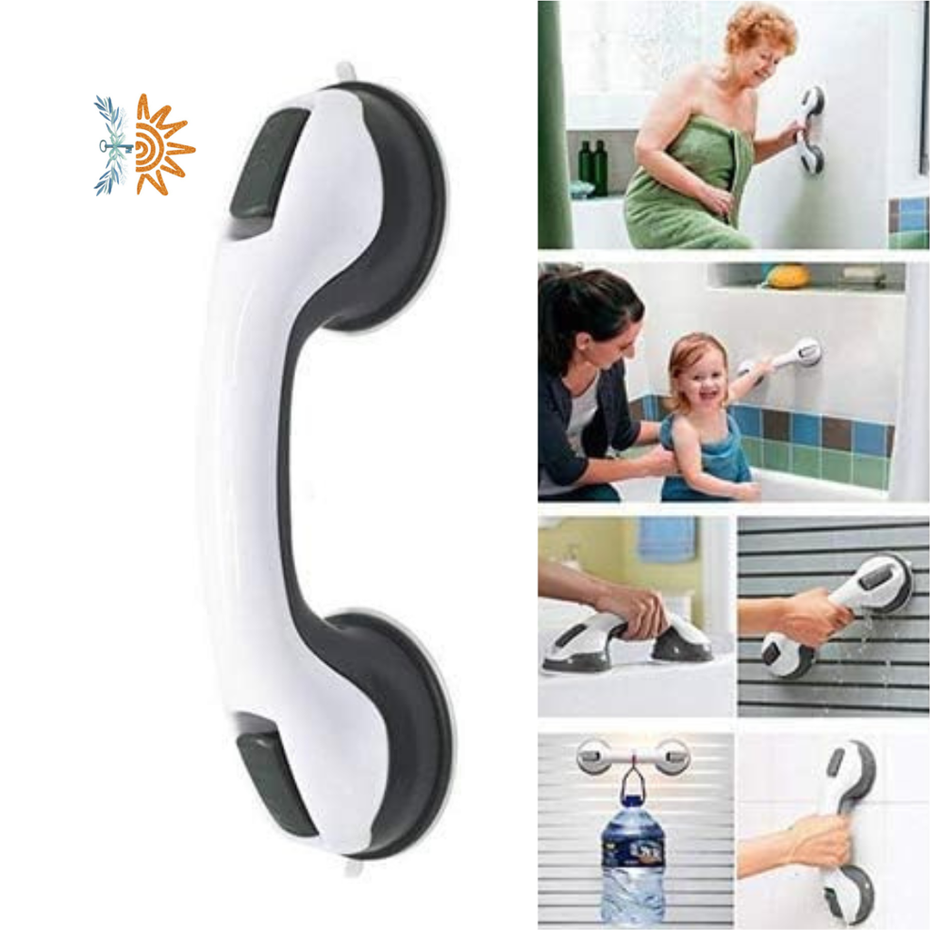 Suction Grab Handles 2 Pack | No-Drill Bathroom Rail | NDIS AT