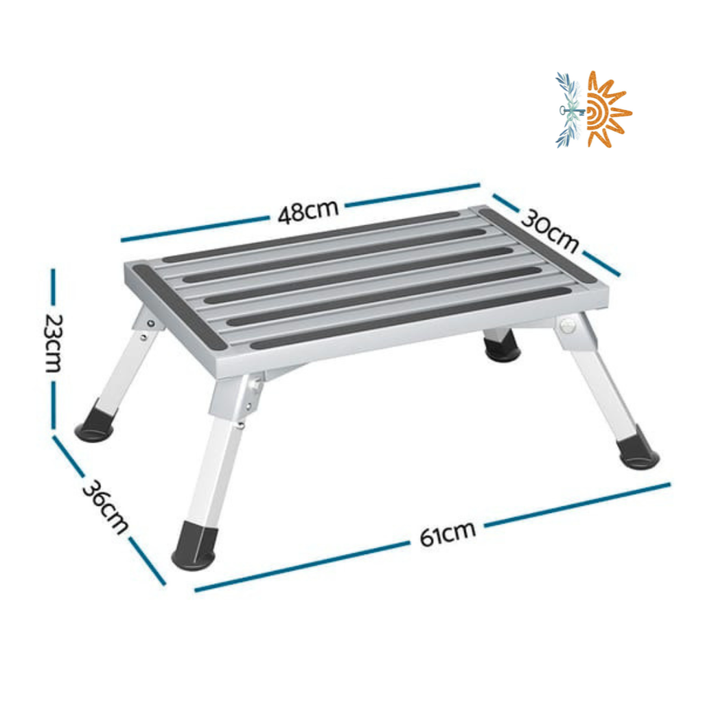 Foldable Aluminium Step 23cm | Safe Reach Aid | NDIS AT