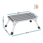 Foldable Aluminium Step 23cm | Safe Reach Aid | NDIS AT