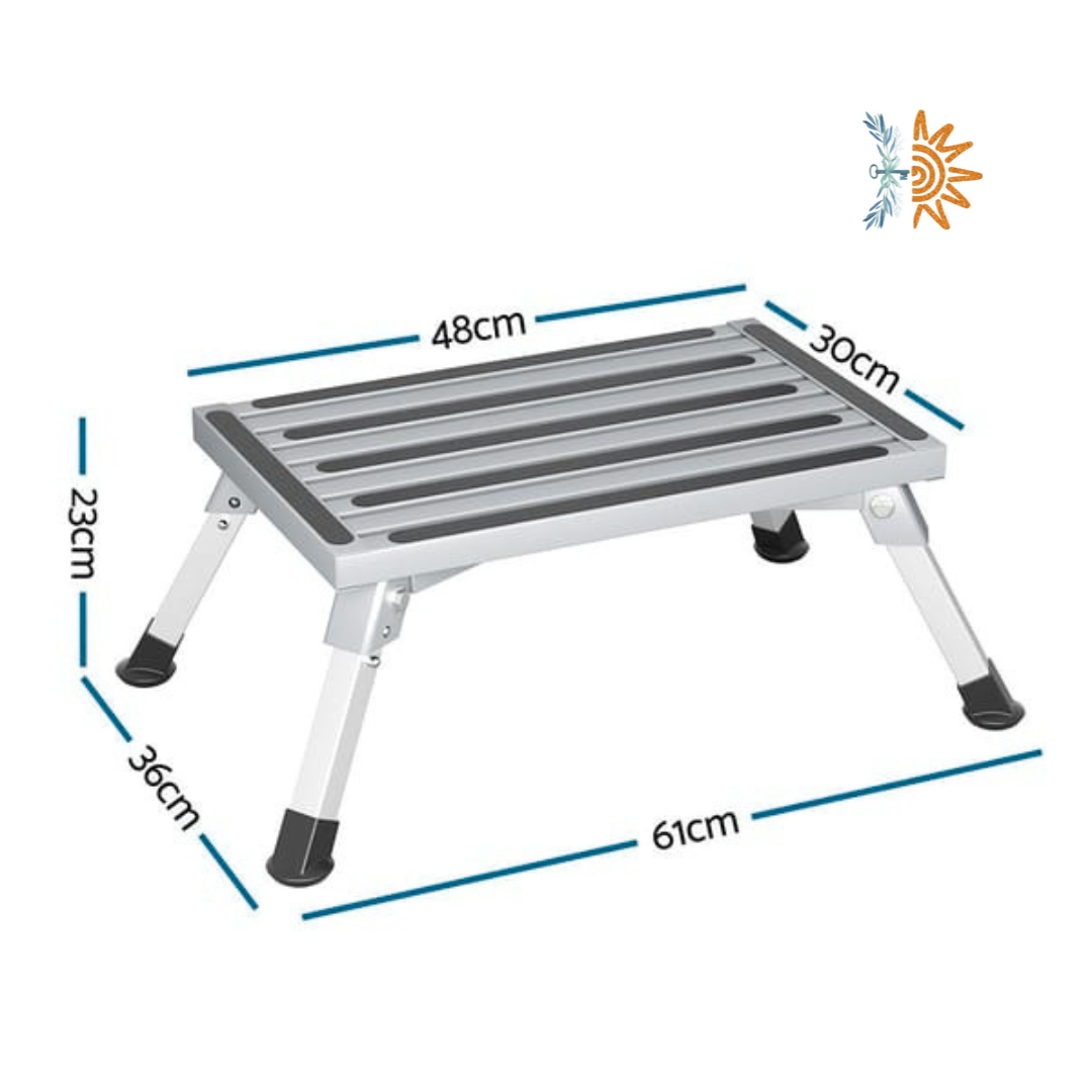 Foldable Aluminium Step 23cm | Safe Reach Aid | NDIS AT