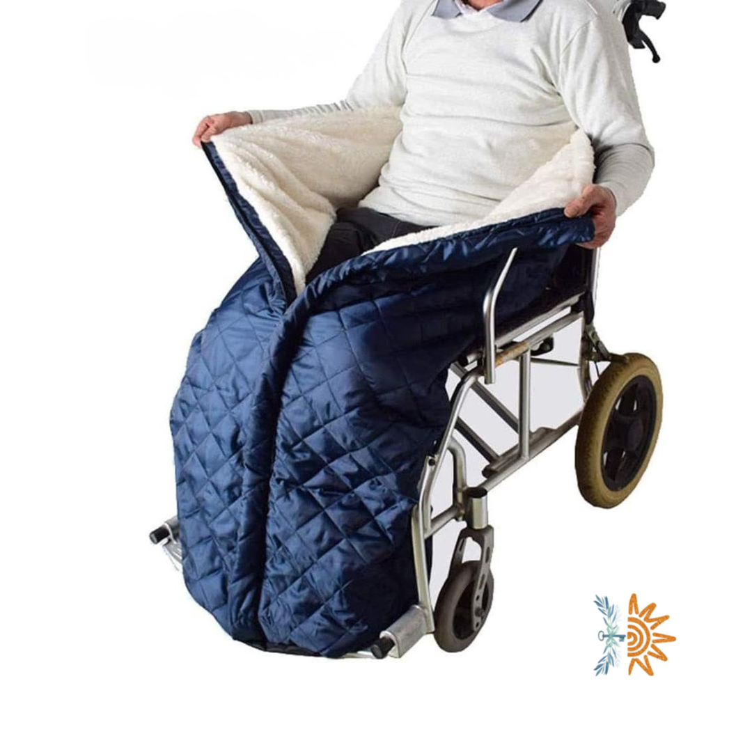 Wheelchair Warmth Weather Bundle - Footmuff, Thermal Poncho & All-Weather Cover | NDIS Thermoregulation AT