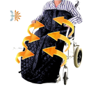 Wheelchair Blanket Footmuff Fleece 106cm | NDIS AT | Entry Warmth
