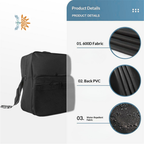 Wheelchair Backpack Zipped Pockets | Storage | NDIS AT