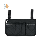 Wheelchair Armrest Bag Zipper Pockets | Quick Access | NDIS AT