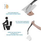 Long Reach Toilet Wipe Aid | Hygiene Independence | NDIS AT
