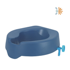 Soft Toilet Seat Riser Blue | Padded Comfort | NDIS AT