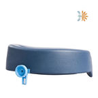 Soft Toilet Seat Riser Blue | Padded Comfort | NDIS AT