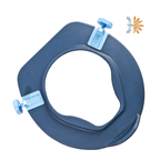 Soft Toilet Seat Riser Blue | Padded Comfort | NDIS AT