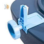 Soft Toilet Seat Riser Blue | Padded Comfort | NDIS AT