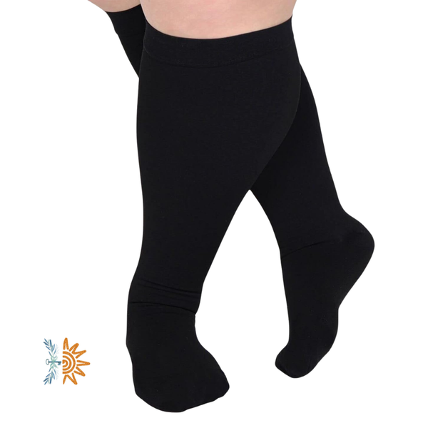 Plus Size Compression Socks 4XL–7XL | Wide Calf | NDIS AT