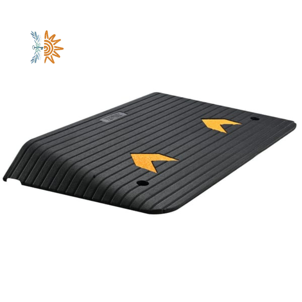 Rubber Wedge Ramp 8.9cm | Medium Step Access | NDIS AT