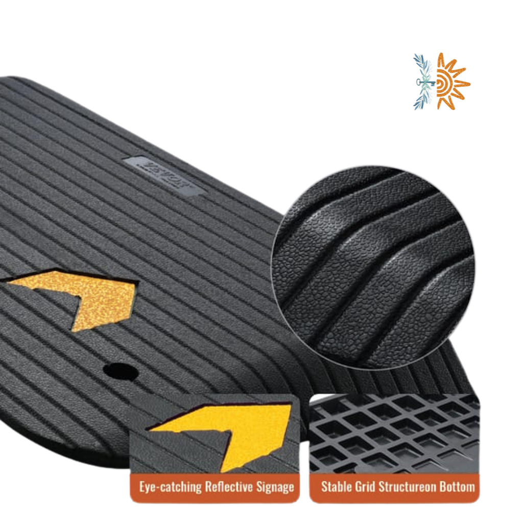 Rubber Wedge Ramp 5cm | Small Step Access | NDIS AT