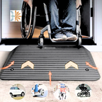 Rubber Wedge Ramp 8.9cm | Medium Step Access | NDIS AT