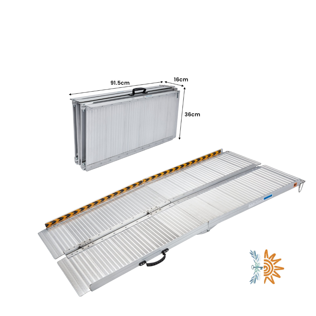Katrite 6ft Foldable Wheelchair Ramp | Portable | NDIS AT