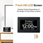 7 Inch Day & Time Clock | Dementia & Cognitive Support | NDIS AT