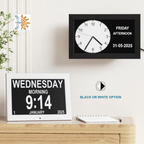 10 Inch Day & Time Clock | Large Display | NDIS AT