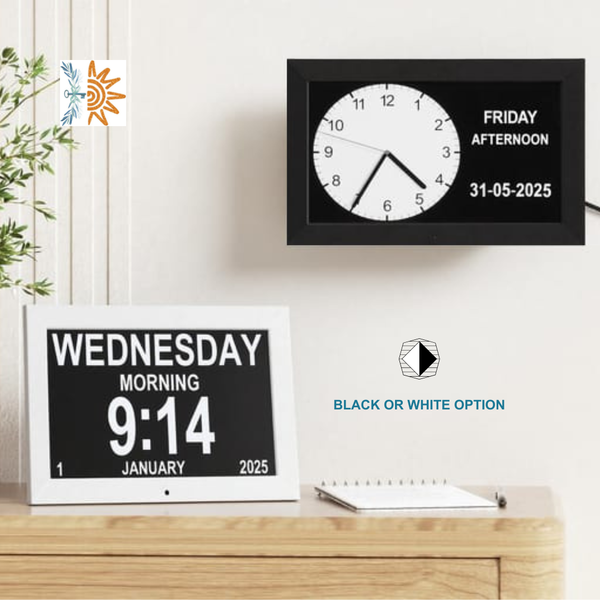 10 Inch Day & Time Clock | Large Display | NDIS AT