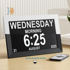 10 Inch Day & Time Clock | Large Display | NDIS AT