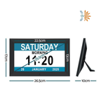 10 Inch Day & Time Clock | Large Display | NDIS AT