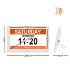 10 Inch Day & Time Clock | Large Display | NDIS AT