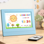 Kids Routine Clock with Colour Sleep Cues | Visual Time Support | NDIS AT