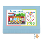 Kids Routine Clock with Colour Sleep Cues | Visual Time Support | NDIS AT