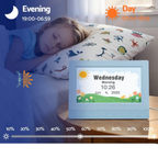 Kids Routine Clock with Colour Sleep Cues | Visual Time Support | NDIS AT