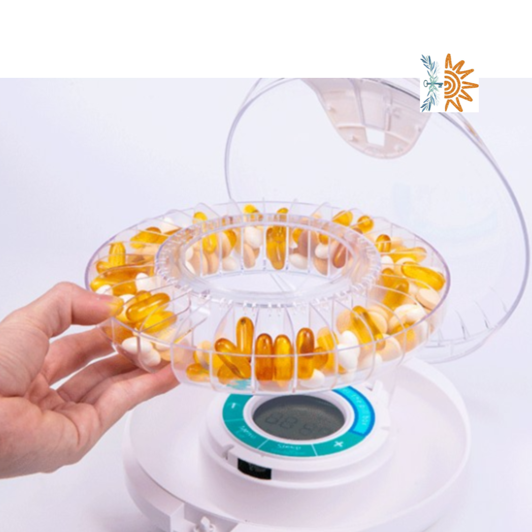 Stay on Track Kit - Day Time Clock & Automatic Pill Dispenser | NDIS Cognitive AT Australia