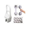 Safe Bathroom Starter Kit - Bathtub Rail, Grab Handles & Non-Slip Mat | NDIS Bathroom Safety AT