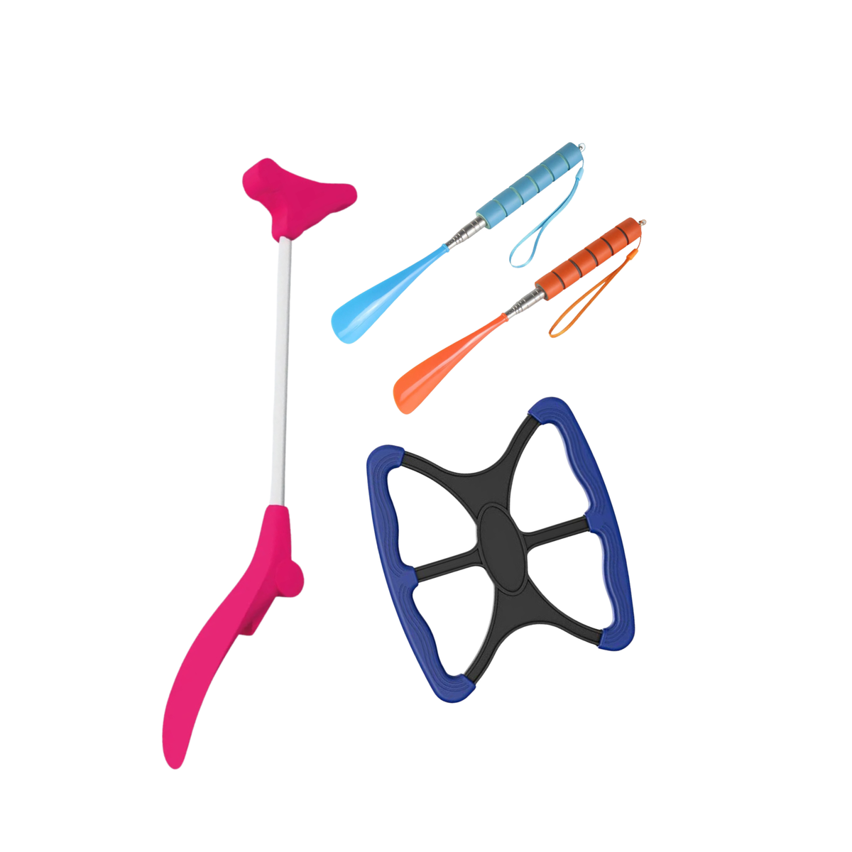 Get Dressed Without Help Kit - Sock Aid, Long Shoehorns & Stand Up Support | NDIS Dressing AT